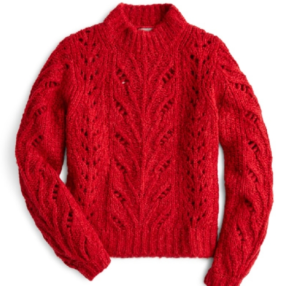 J. Crew Sweaters - J.Crew Point Sur New Pointelle Knit Sweater